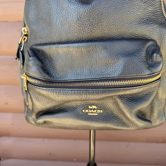 coach charlie backpack f29004 BACKPACK, F29004, MEDIDNOCHE/ORO CLARO Ropa, Zapatos y Accesorios Coach F29004 Women Pebble Leather